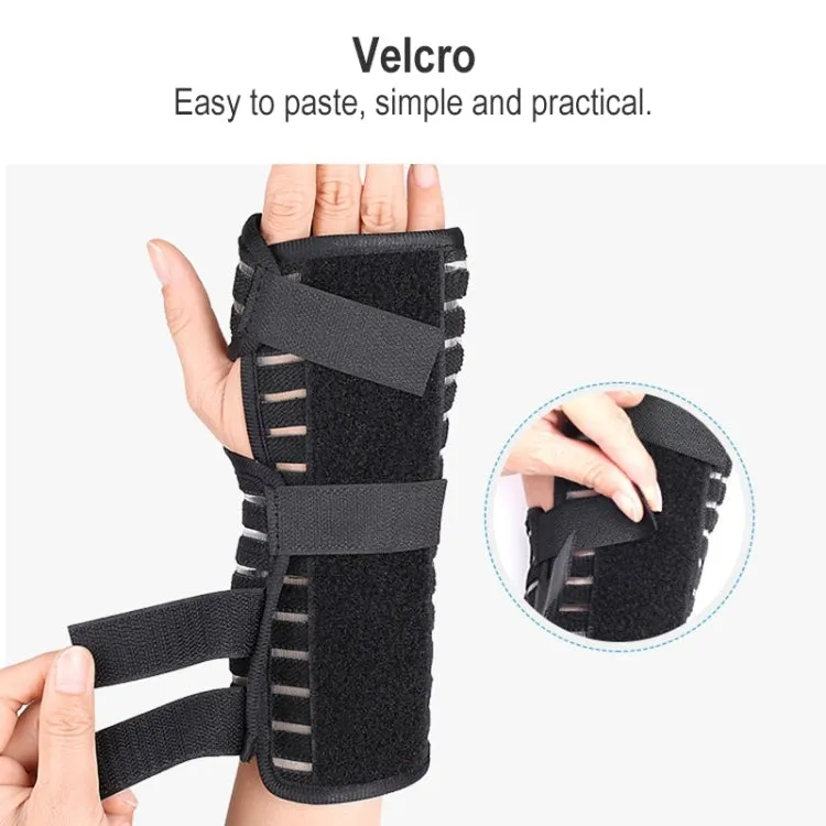 025 Joint Sprain Protection Fixed Support Comfortable Adjustment Support Protector, Size:M(Black-Left)