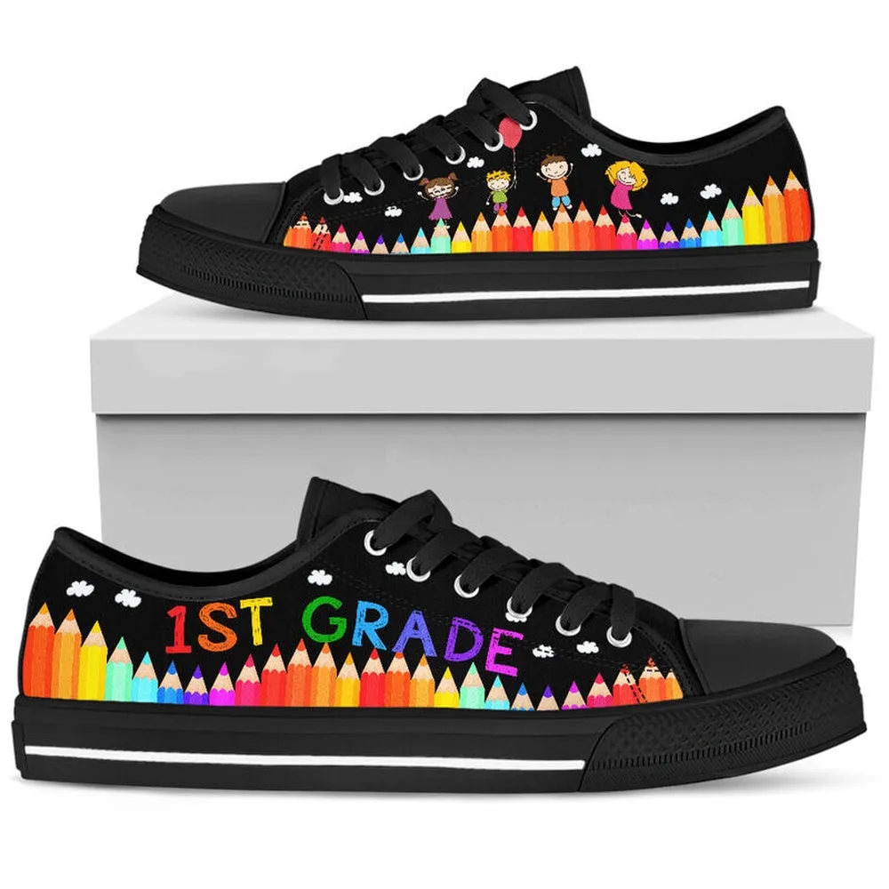 1St Grade Abc Low Top Shoes, Teacher Shoes, Low Top Sneakers