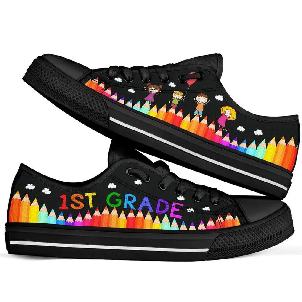 1St Grade Abc Low Top Shoes, Teacher Shoes, Low Top Sneakers