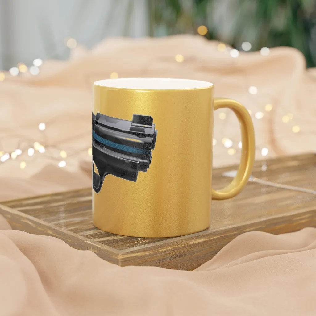 22 Calibur Metallic Mug (Silver\Gold)