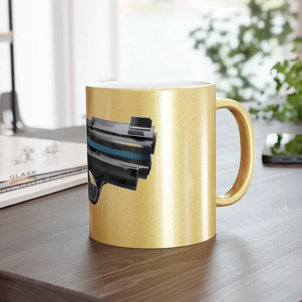 22 Calibur Metallic Mug (Silver\Gold)