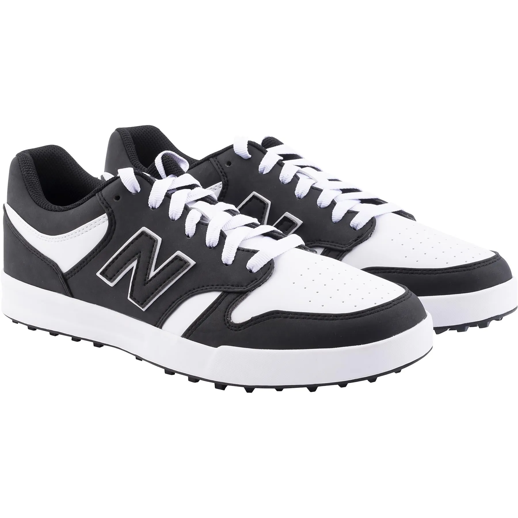 480 Spikeless Golf Shoes Black/White - AW24