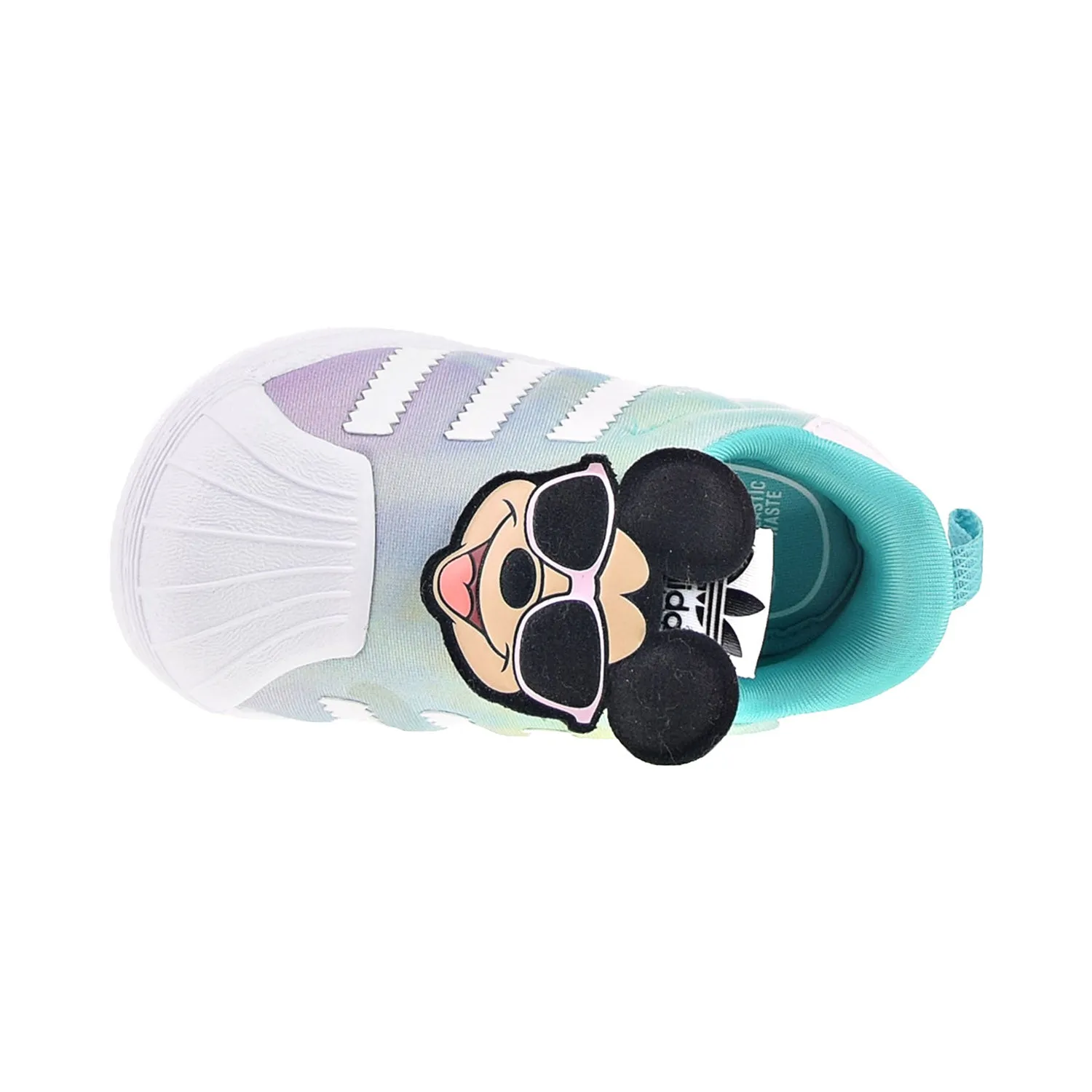 Adidas Disney Superstar 360 I Mickey Toddler's Shoes Semi Mint Rush/Black/White