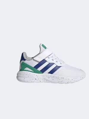 Adidas Nebzed Ps-Boys Running Shoes White/Navy