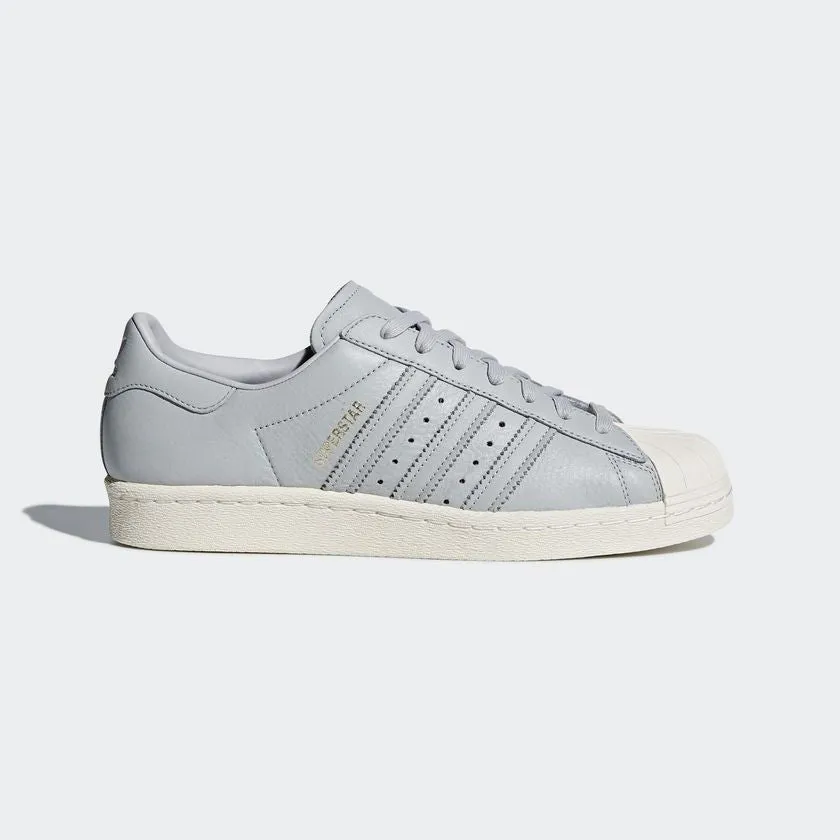 Adidas Superstar 80s Shoes - Grey / Red / Blue