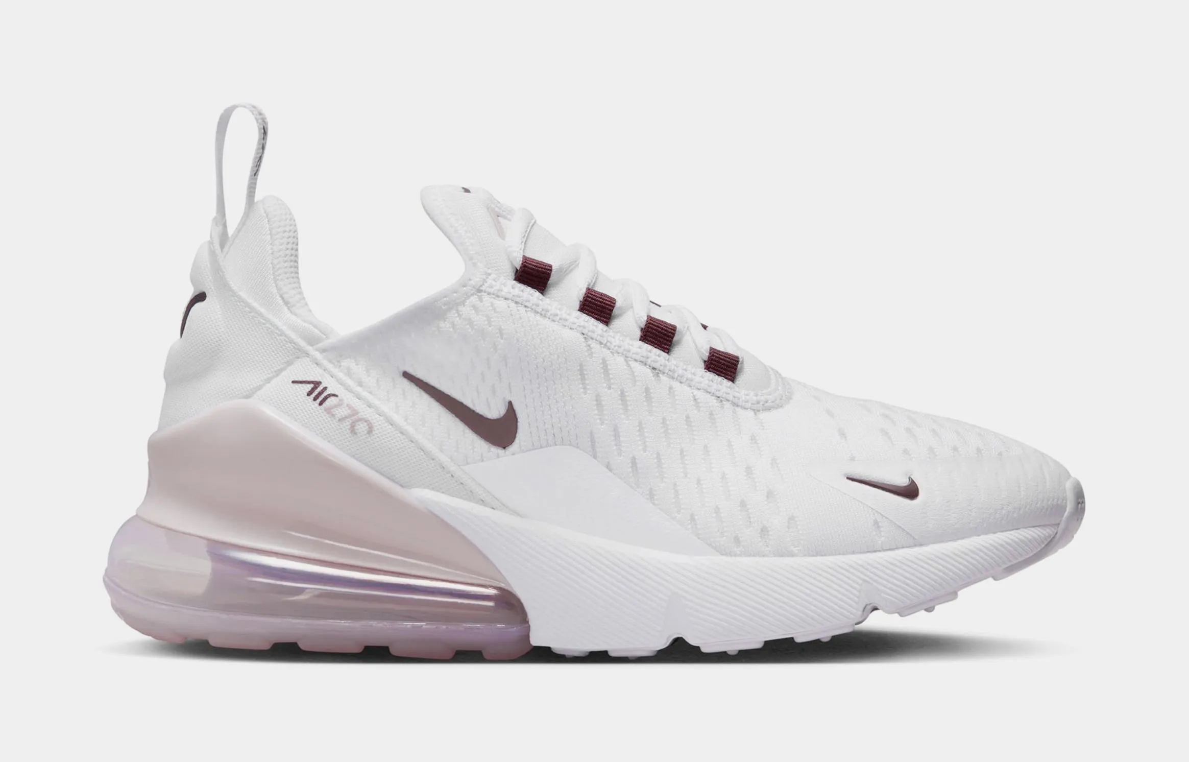 Air Max 270 Grade School Lifestyle Shoes (White/Platinum Violet)