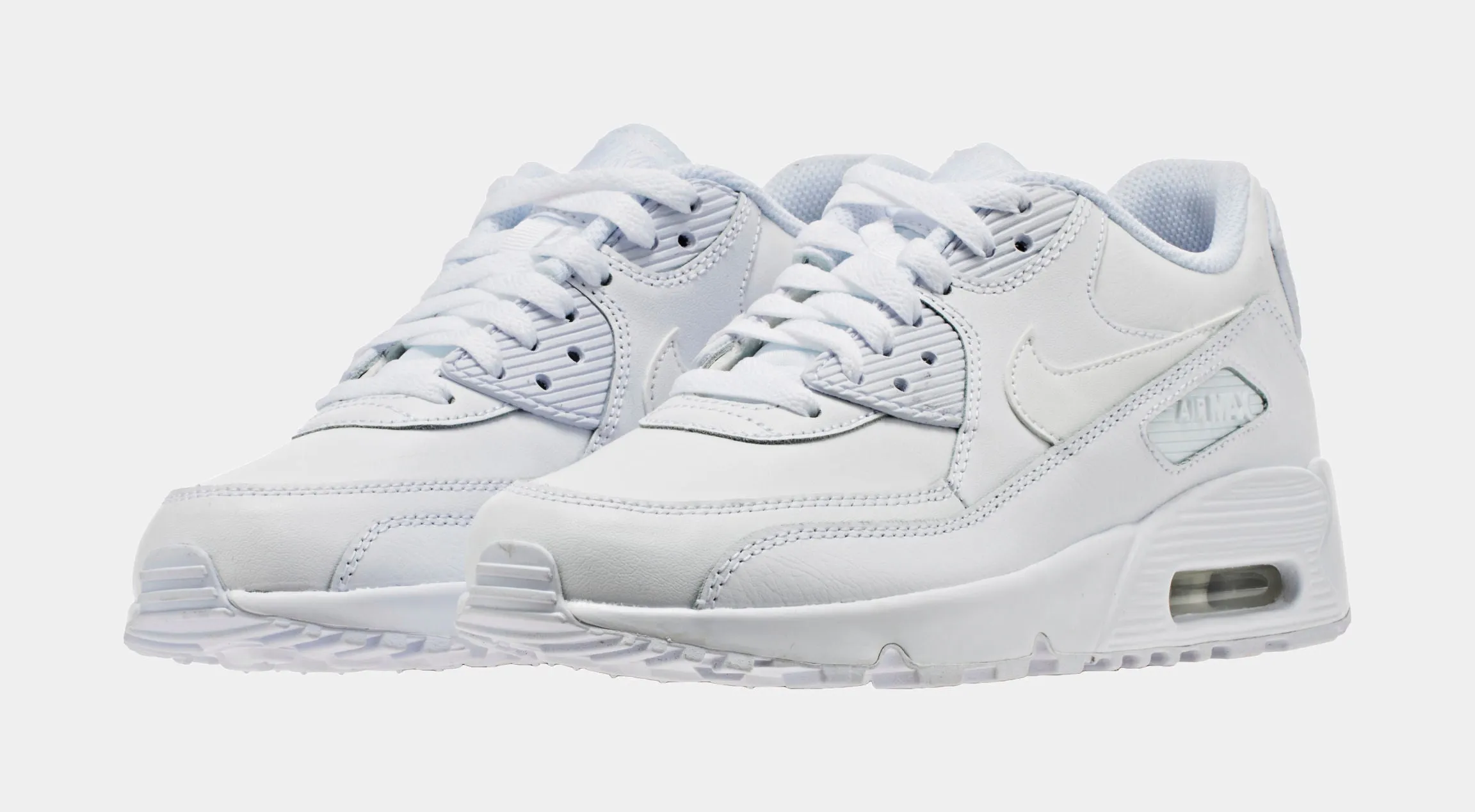 Air Max 90 Low Grade School Lifestyle Shoes (White)