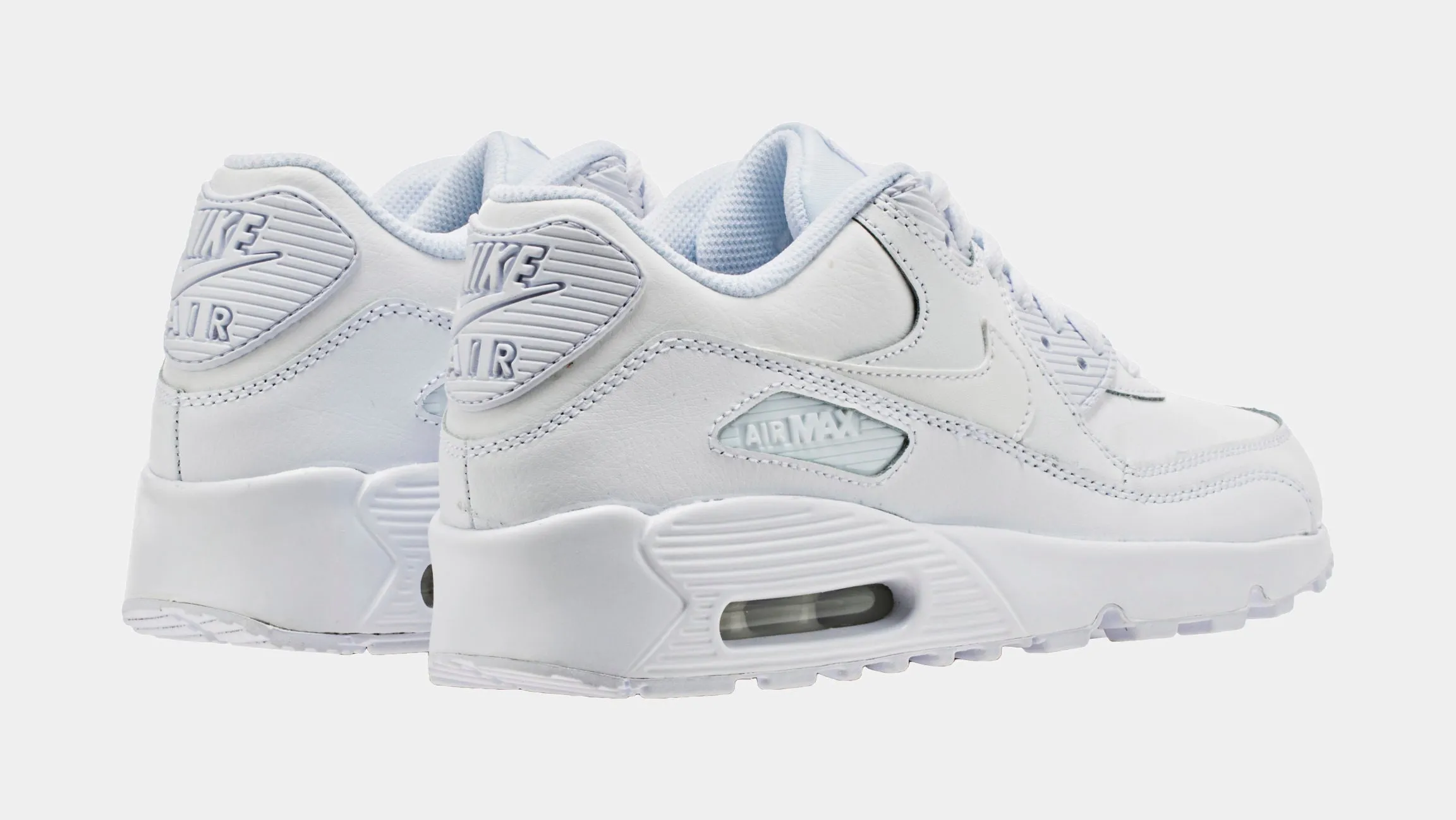 Air Max 90 Low Grade School Lifestyle Shoes (White)