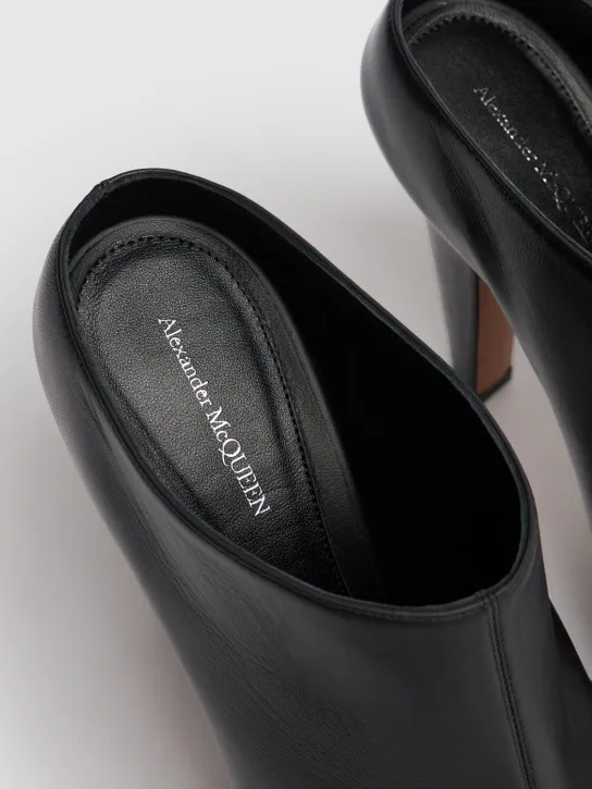 Alexander McQueen   120mm Leather mules 