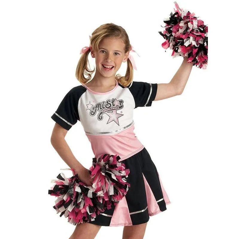 All Star Girl's Cheerleader Uniform Costume