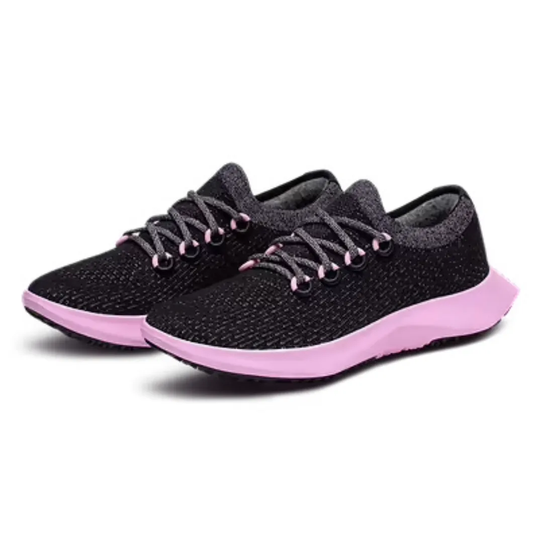 Allbirds Tree Dasher 2 - Natural Black (Buoyant Pink Sole)