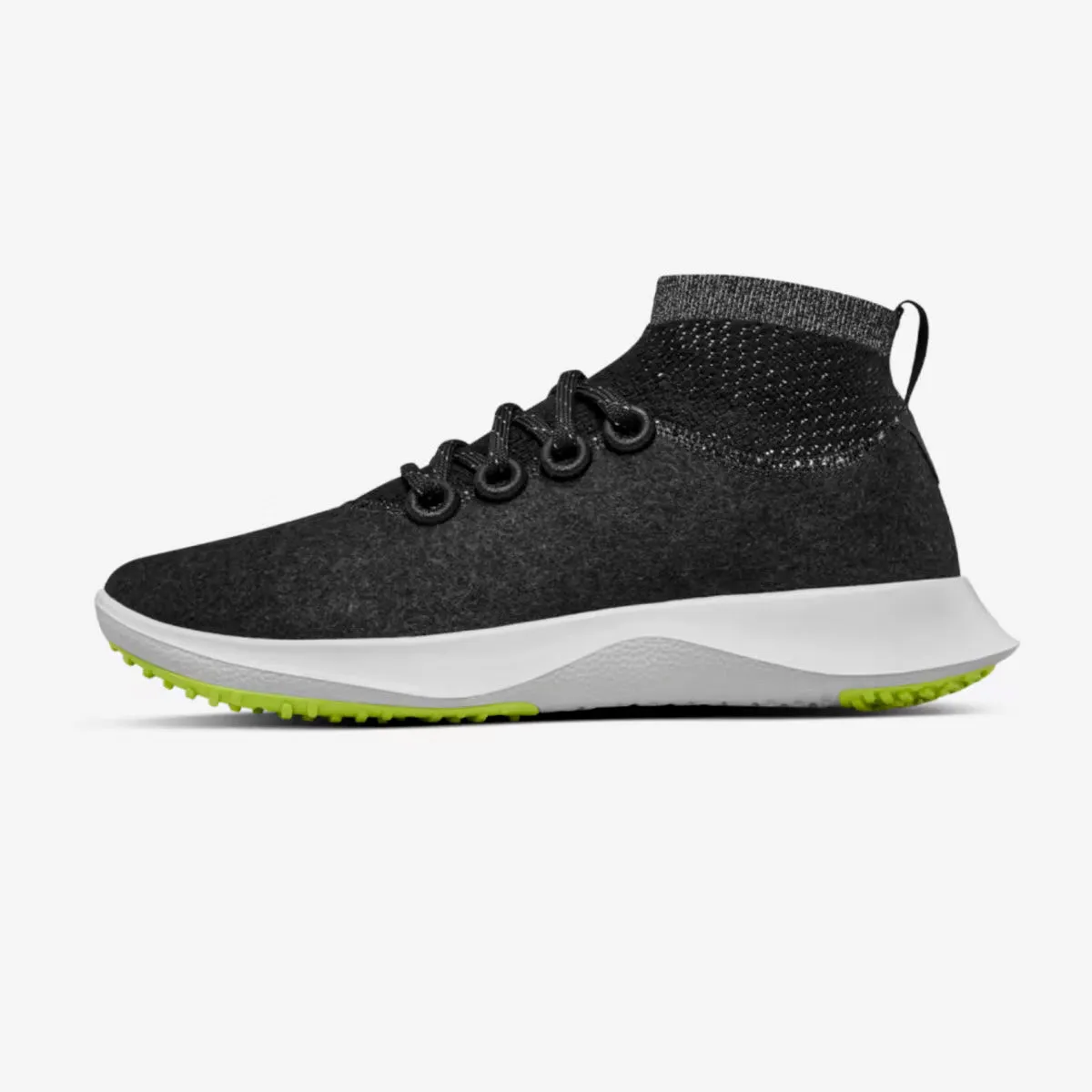 Allbirds Wool Dasher Mizzles - Mid- LIMITED EDITION: Natural Black (White Sole)