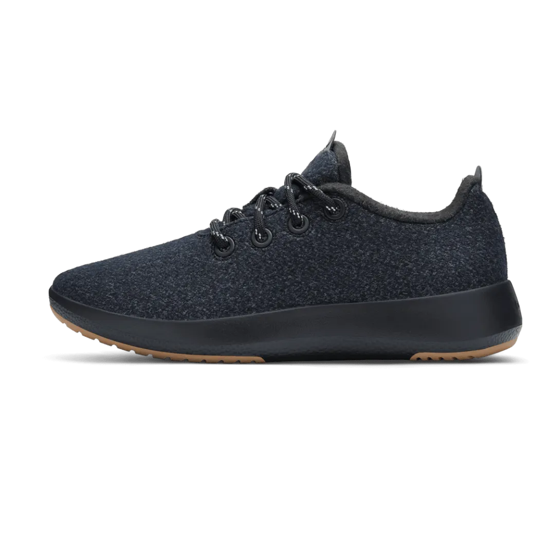 Allbirds Wool Runners Mizzles - LIMITED EDITION: Natural Black (Rugged Khaki Sole) EX