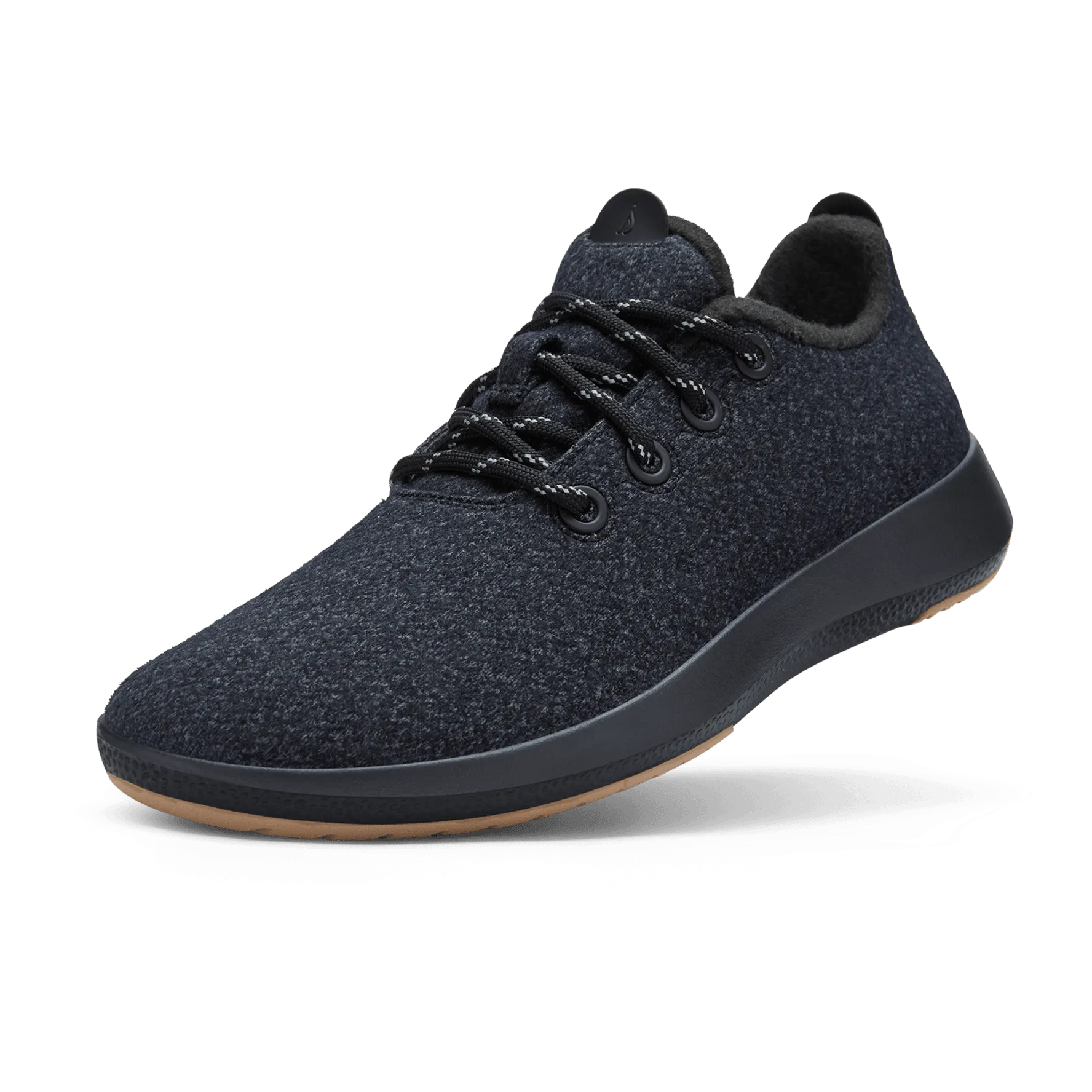 Allbirds Wool Runners Mizzles - LIMITED EDITION: Natural Black (Rugged Khaki Sole) EX