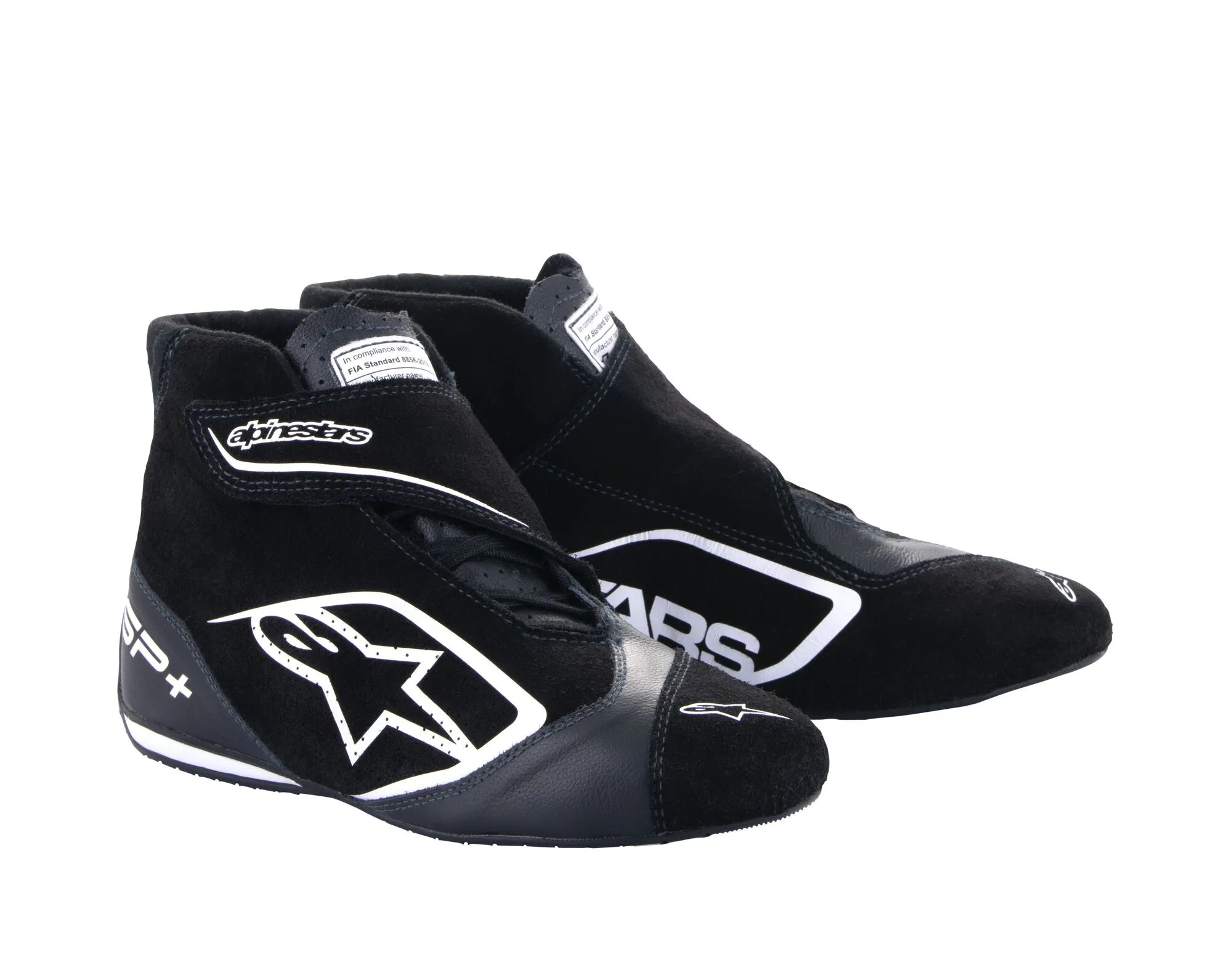 ALPINESTARS 2710723_12_8 Racing shoes SP , FIA 8856-2018, black/white, Size 40,5