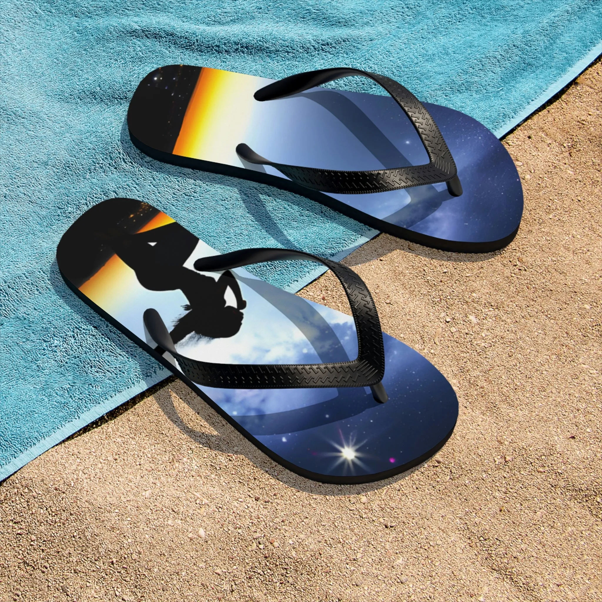 Anime girl Unisex Flip-Flops