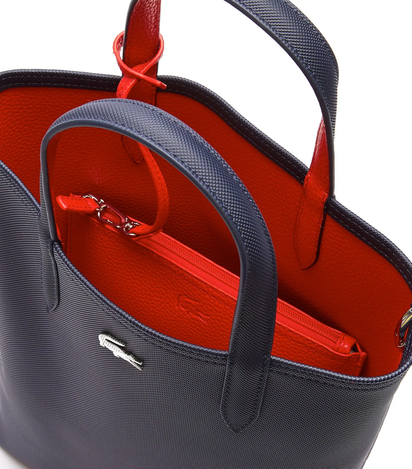 Anna Vertical Reversible Tote Marine 166 Rouge 240