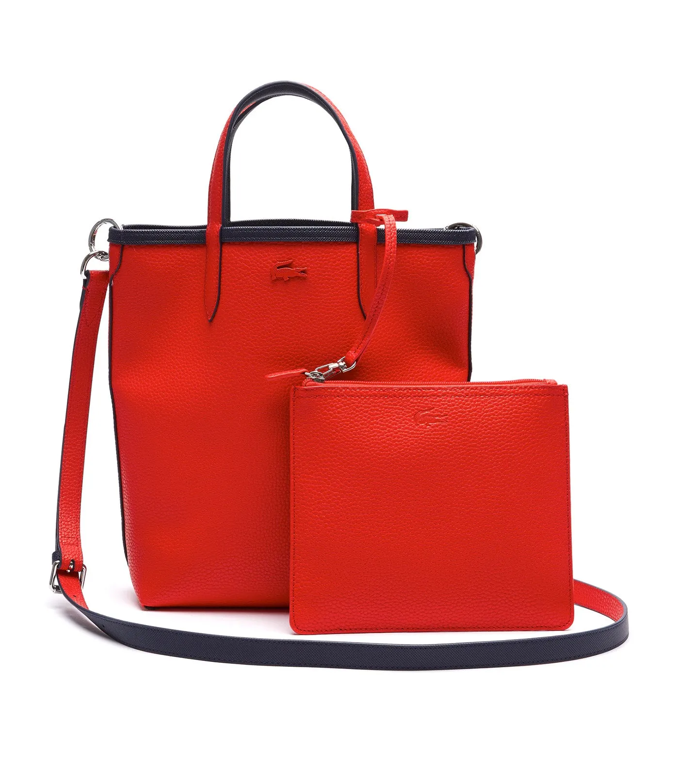 Anna Vertical Reversible Tote Marine 166 Rouge 240