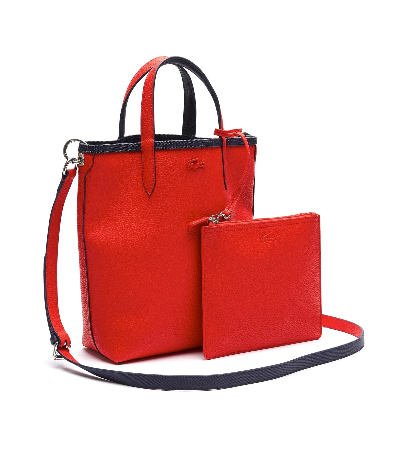 Anna Vertical Reversible Tote Marine 166 Rouge 240