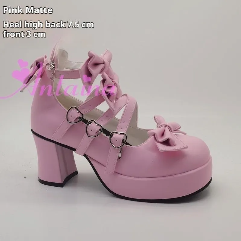 Antaina~Sweet Lolita Heel Shoes Plus Size Shoes