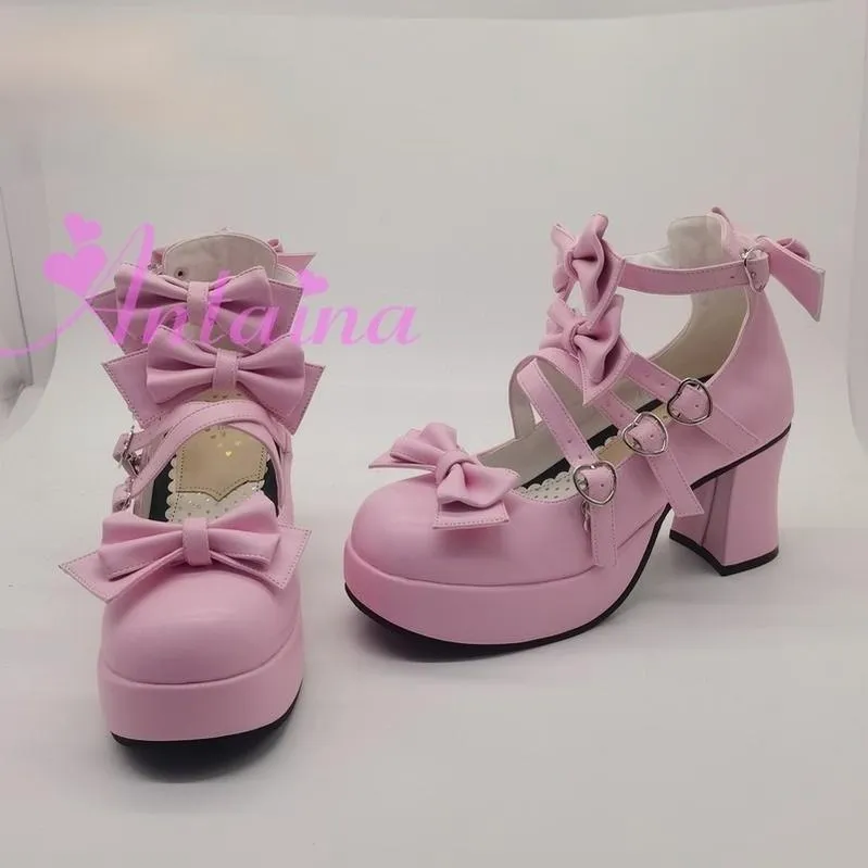 Antaina~Sweet Lolita Heel Shoes Plus Size Shoes