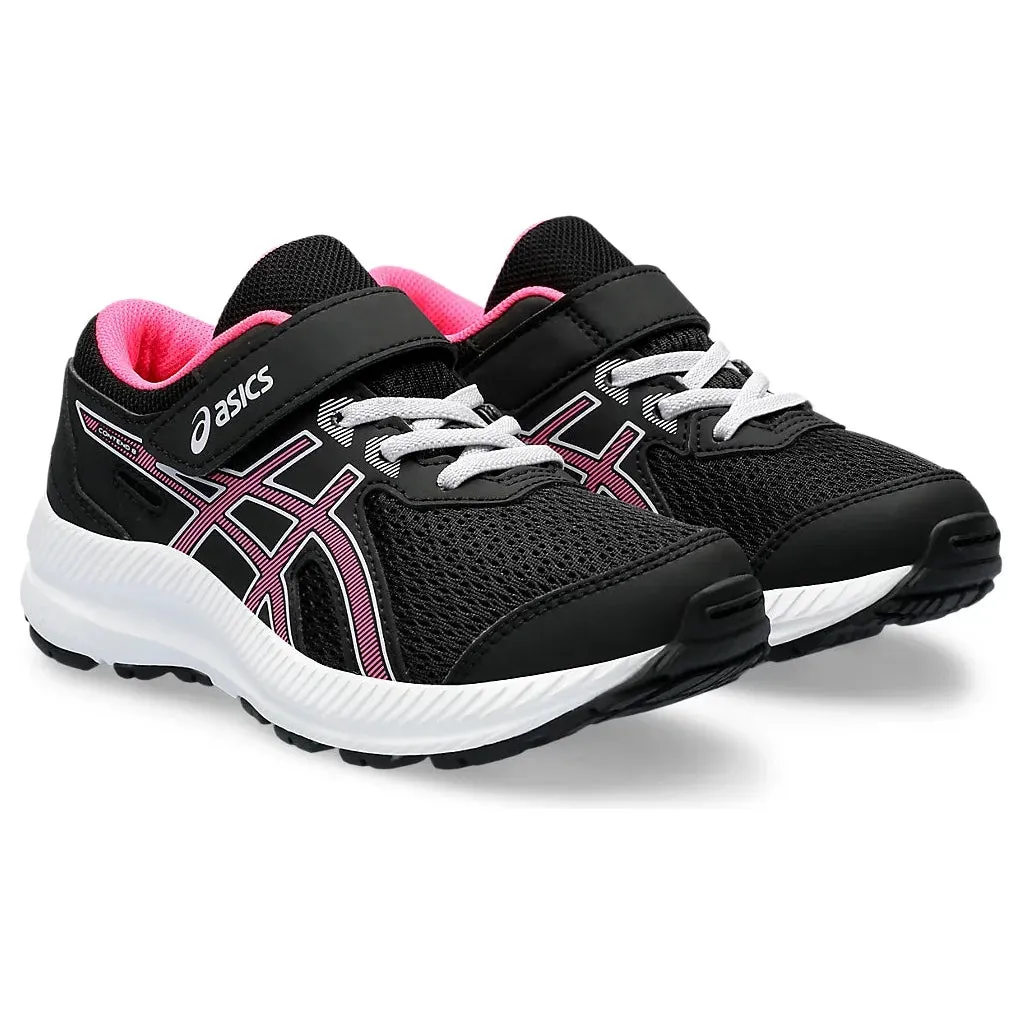 Asics Contend 8 PS Black/ Hot Pink