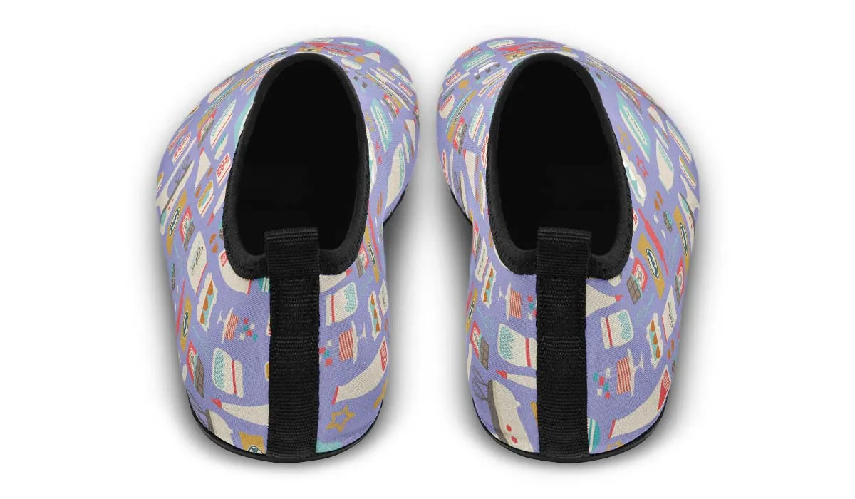 Baking Pattern Aqua Barefoot Shoes