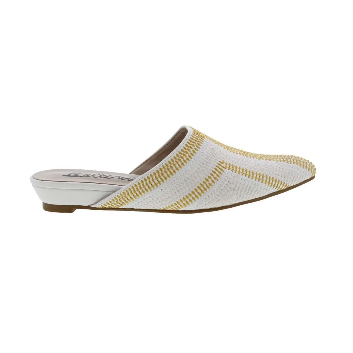 Bellini Festive Women Slip-on In White Multi Woven