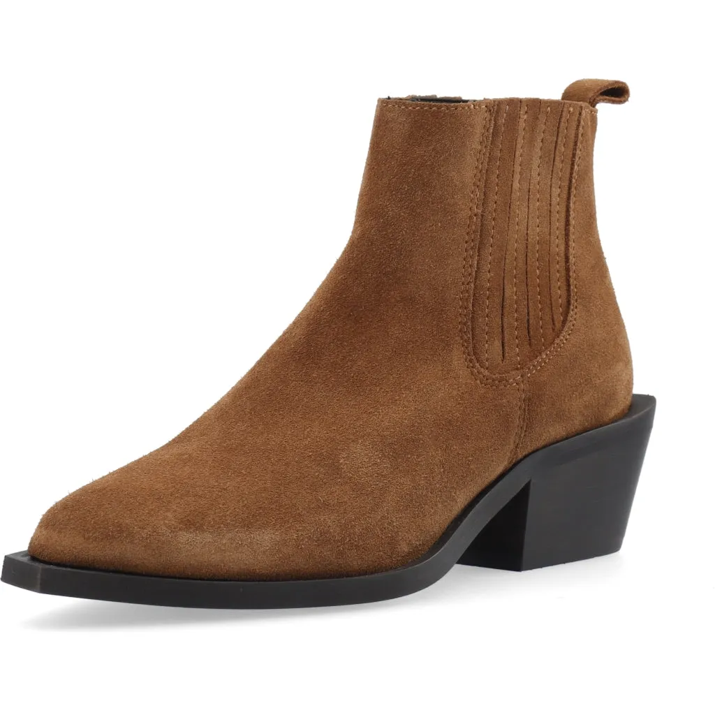 Biamona Camel Low Western Boots