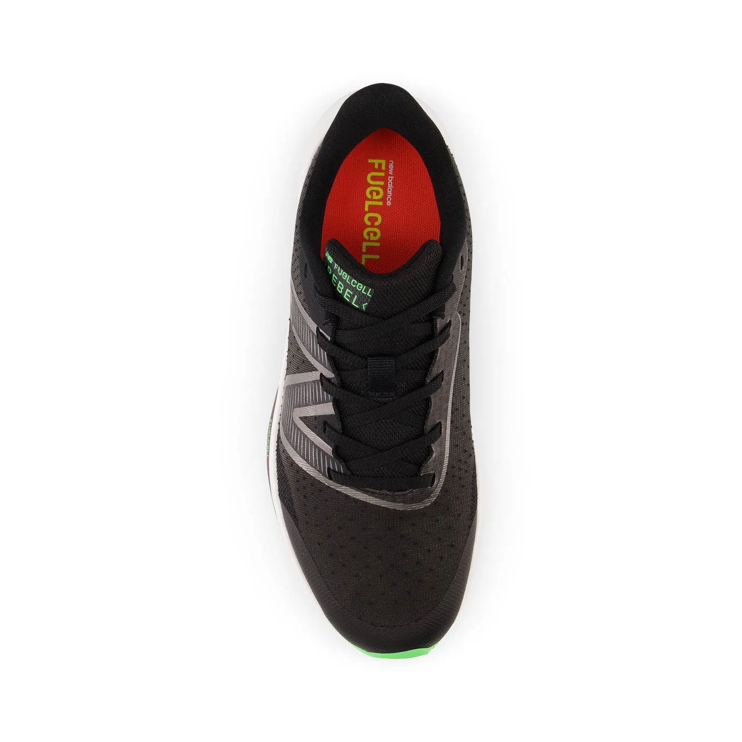 Big Kid's New Balance FuelCell Rebel v3 Color: Black with Vibrant Spring