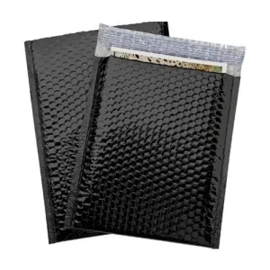 Black	 Metallic Color Bubble Mailer - 	9 X 11.5	 - 	100	/CS