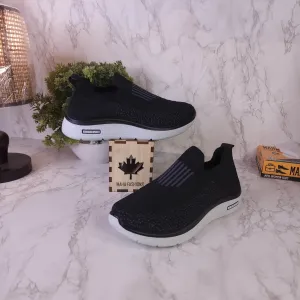 Black Women Slip On Sneakers