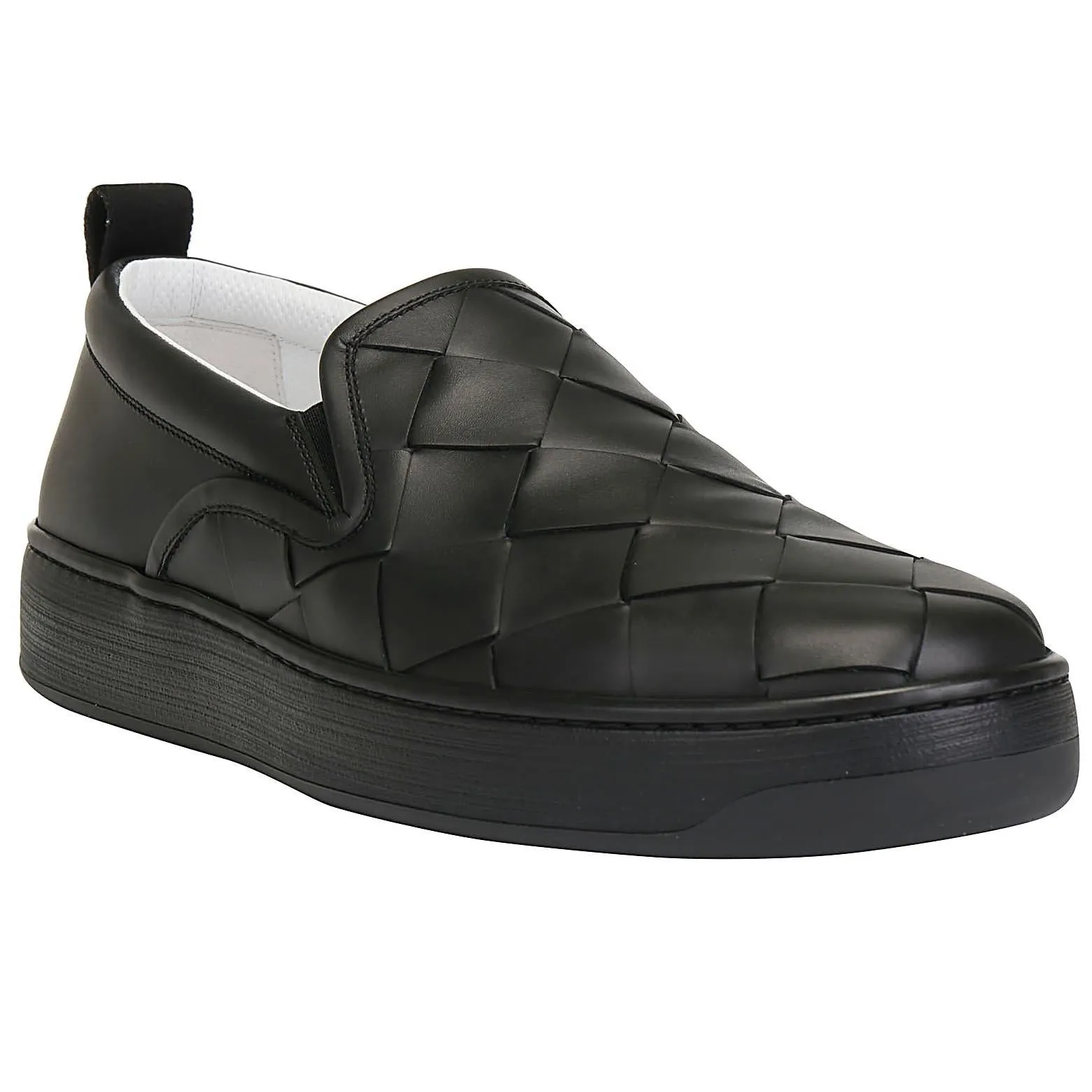 Bottega Veneta Woven Detail Slip-On Sneakers