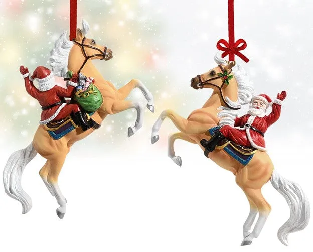 Breyer 2024 Holiday Hi Ho Santa Ornament