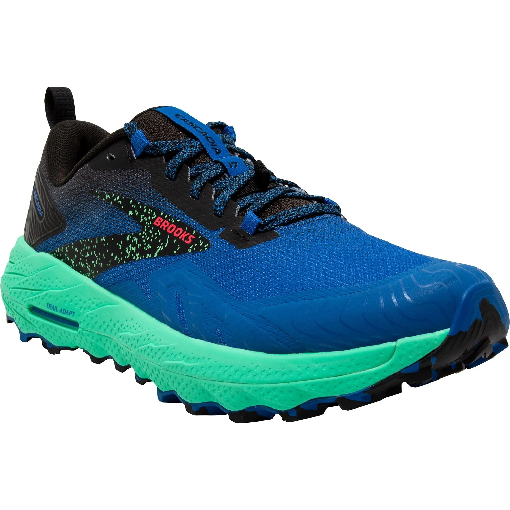 Brooks Cascadia 17 Mens Trail Running Shoes - Blue