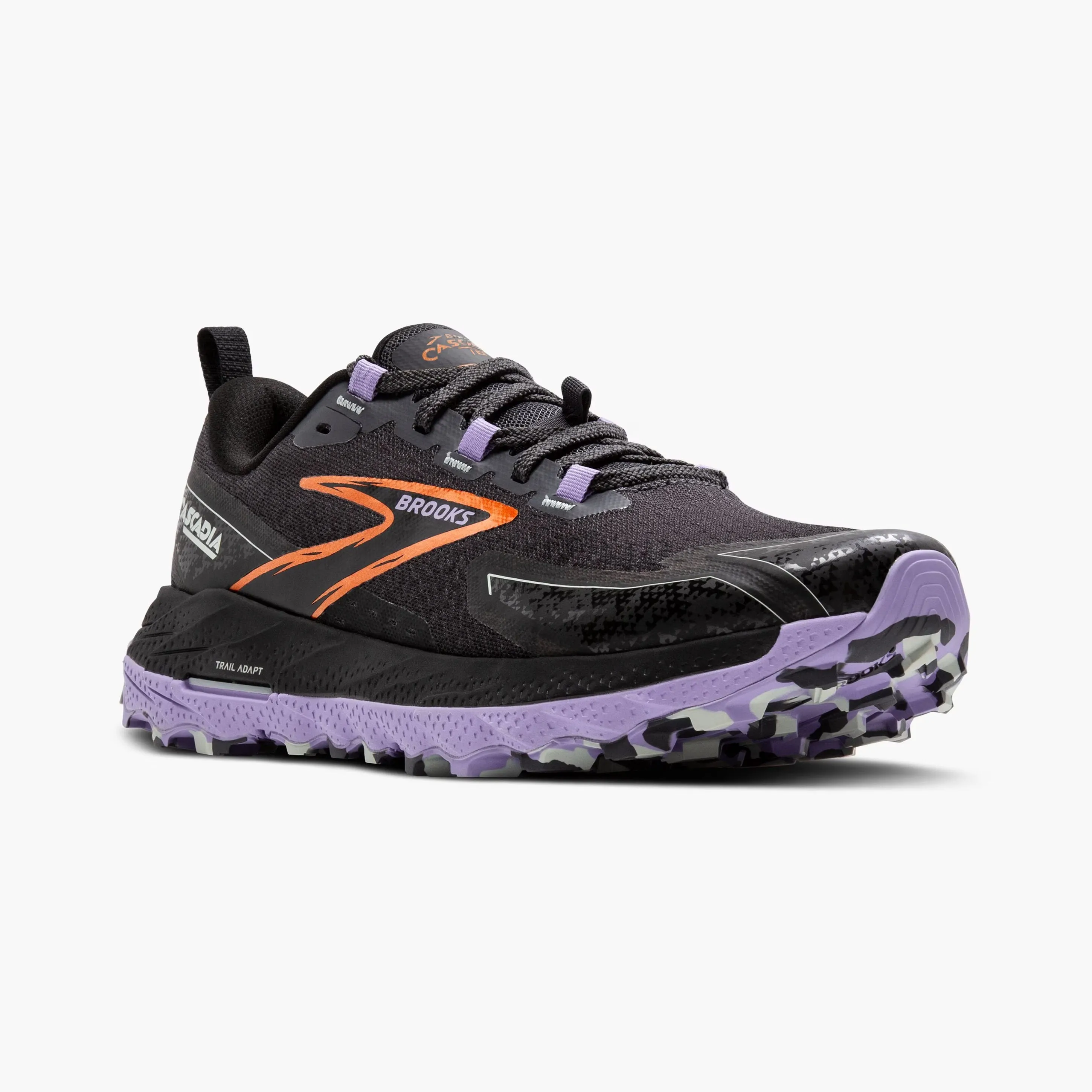 Brooks Cascadia 18 | Ebony / Lavender / Copper | Womens