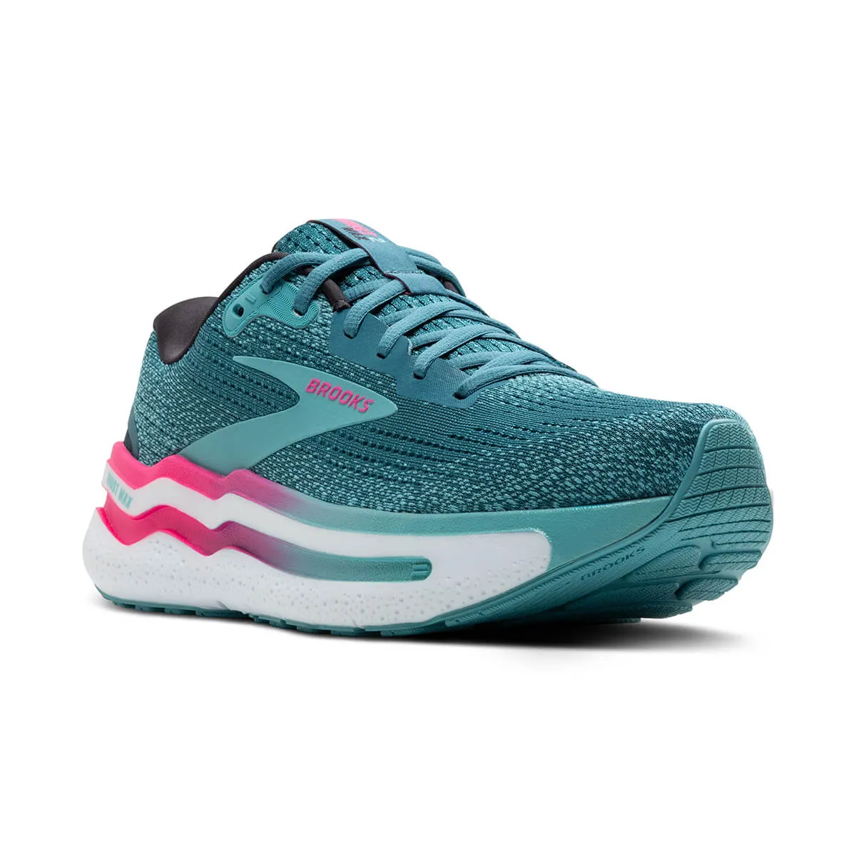 Brooks Ghost Max 2 Womens | Storm Blue/knockout Pink/aqua