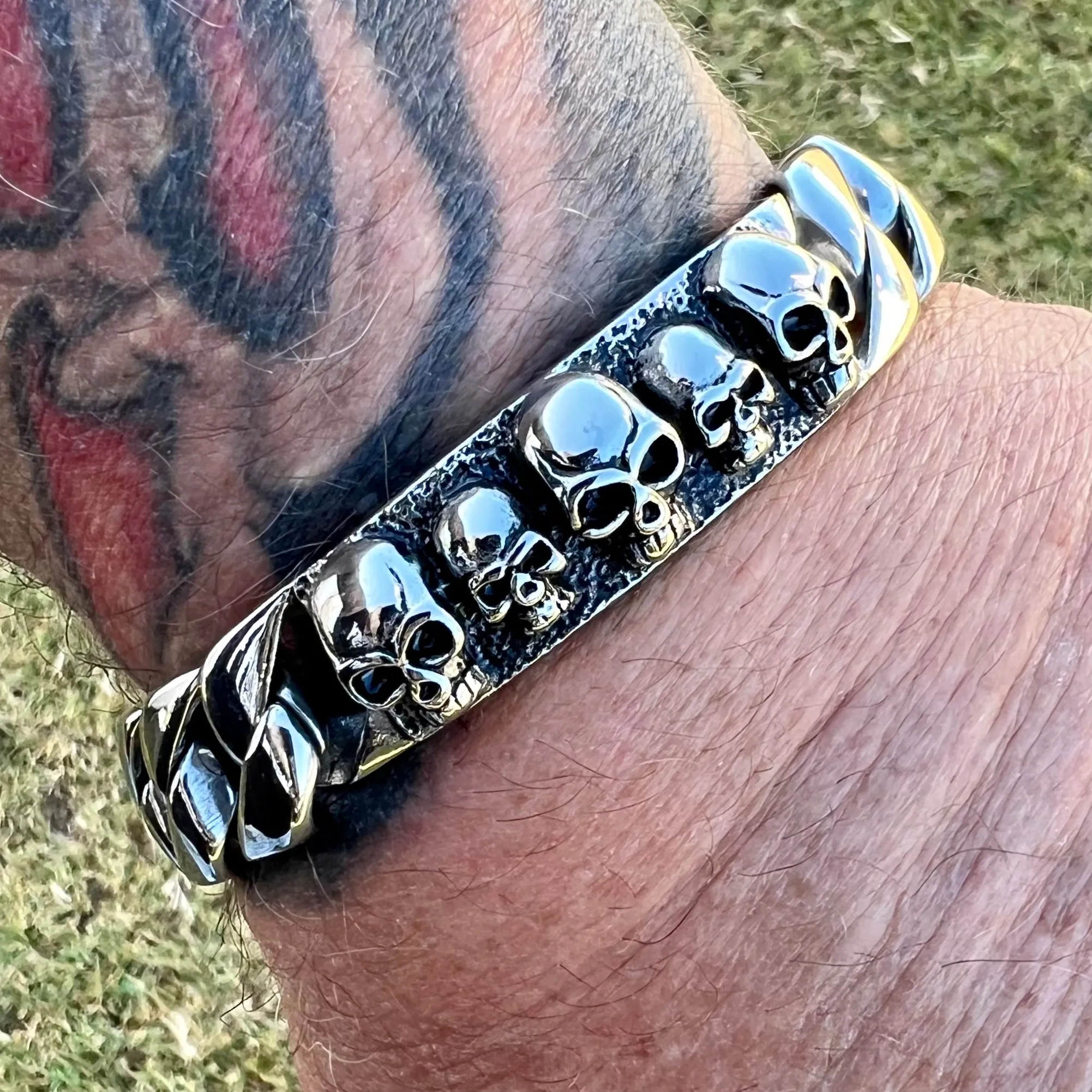 Brothers Grim Bracelet - Custom - Silver - B109