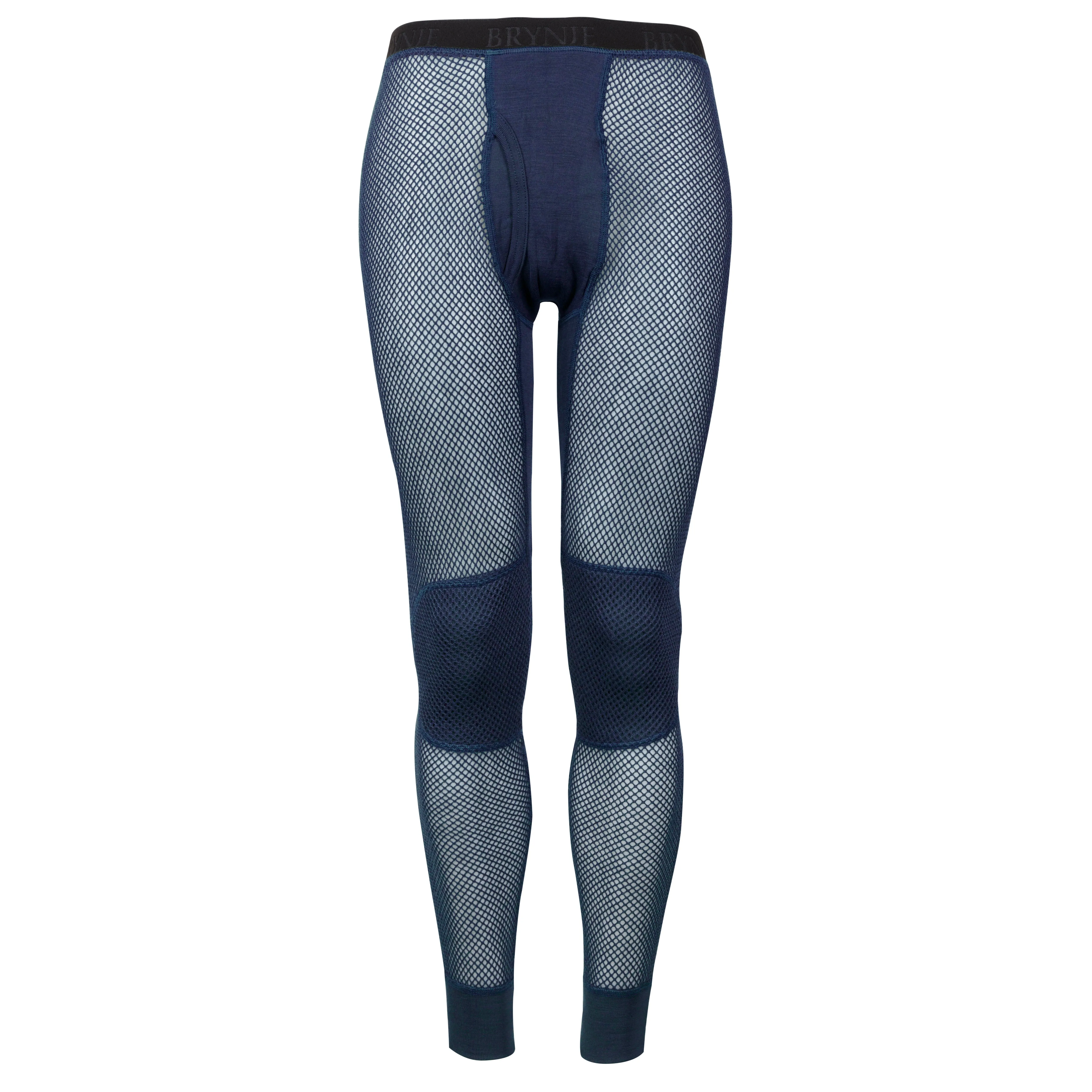 Brynje Unisex Super Thermo Longs with Inlay On Knee Navy | Buy Brynje Unisex Super Thermo Longs with Inlay On Knee Navy here | Outnorth