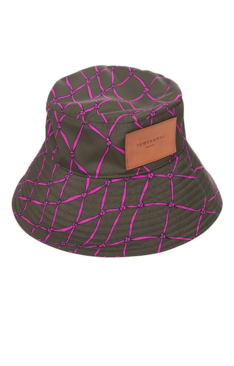 Busa Bucket Hat Fishnet Pink