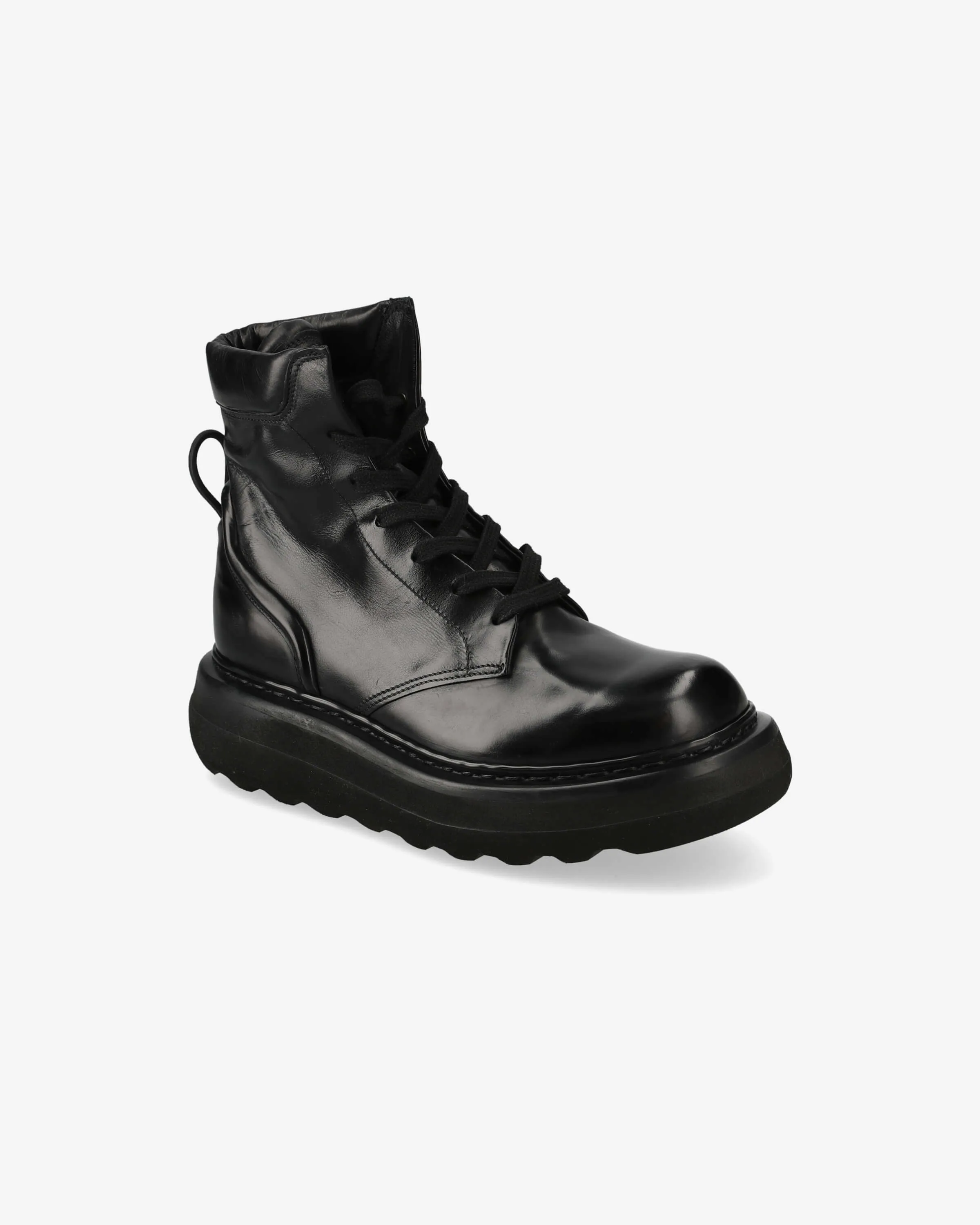 Cal calfskin ankle boots M6871A Crepuscolo Nero