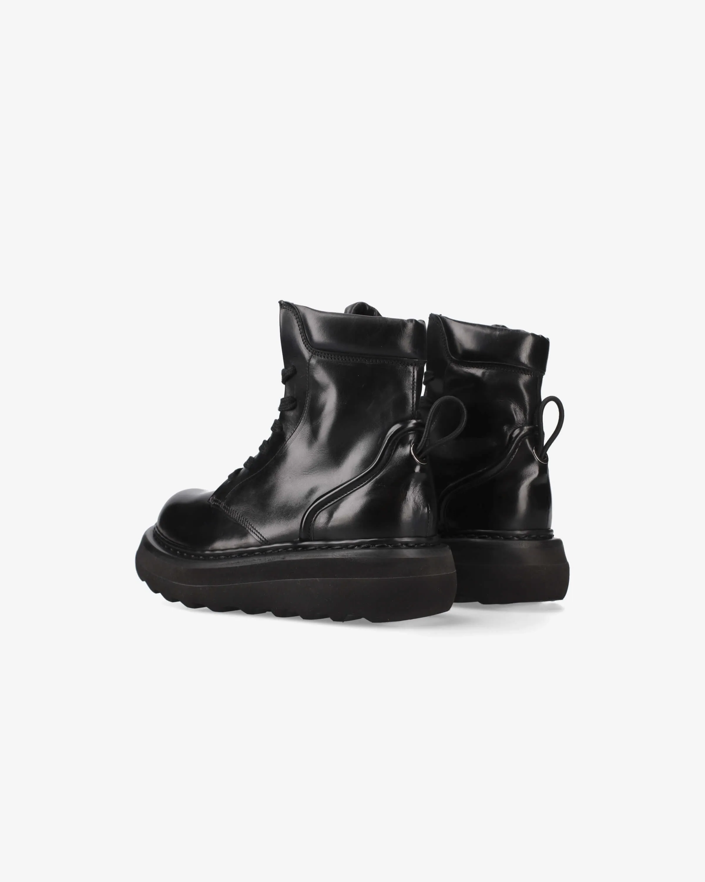 Cal calfskin ankle boots M6871A Crepuscolo Nero