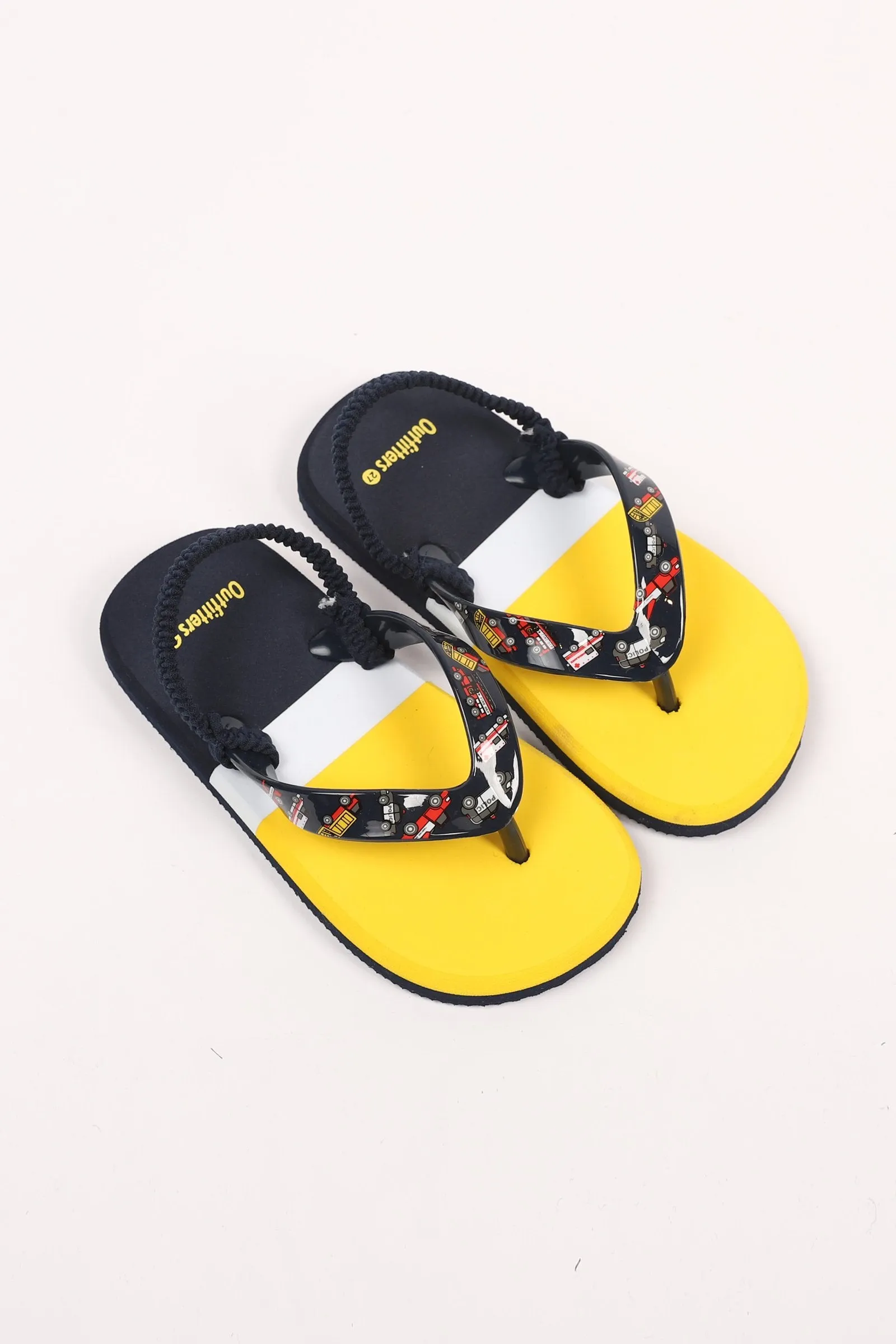 Car print flip flop