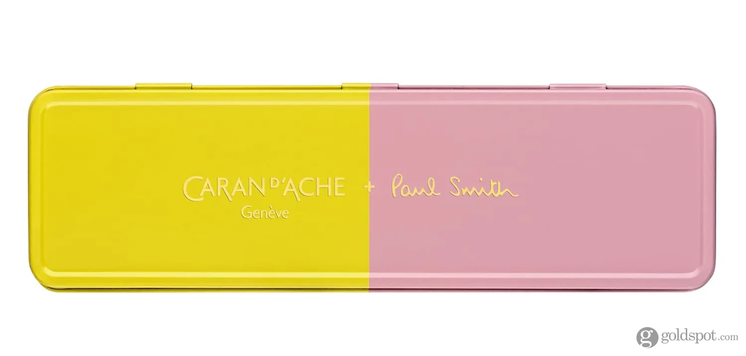 Caran d'Ache 849 Paul Smith 4 Ballpoint Pen in Chartreuse & Rose