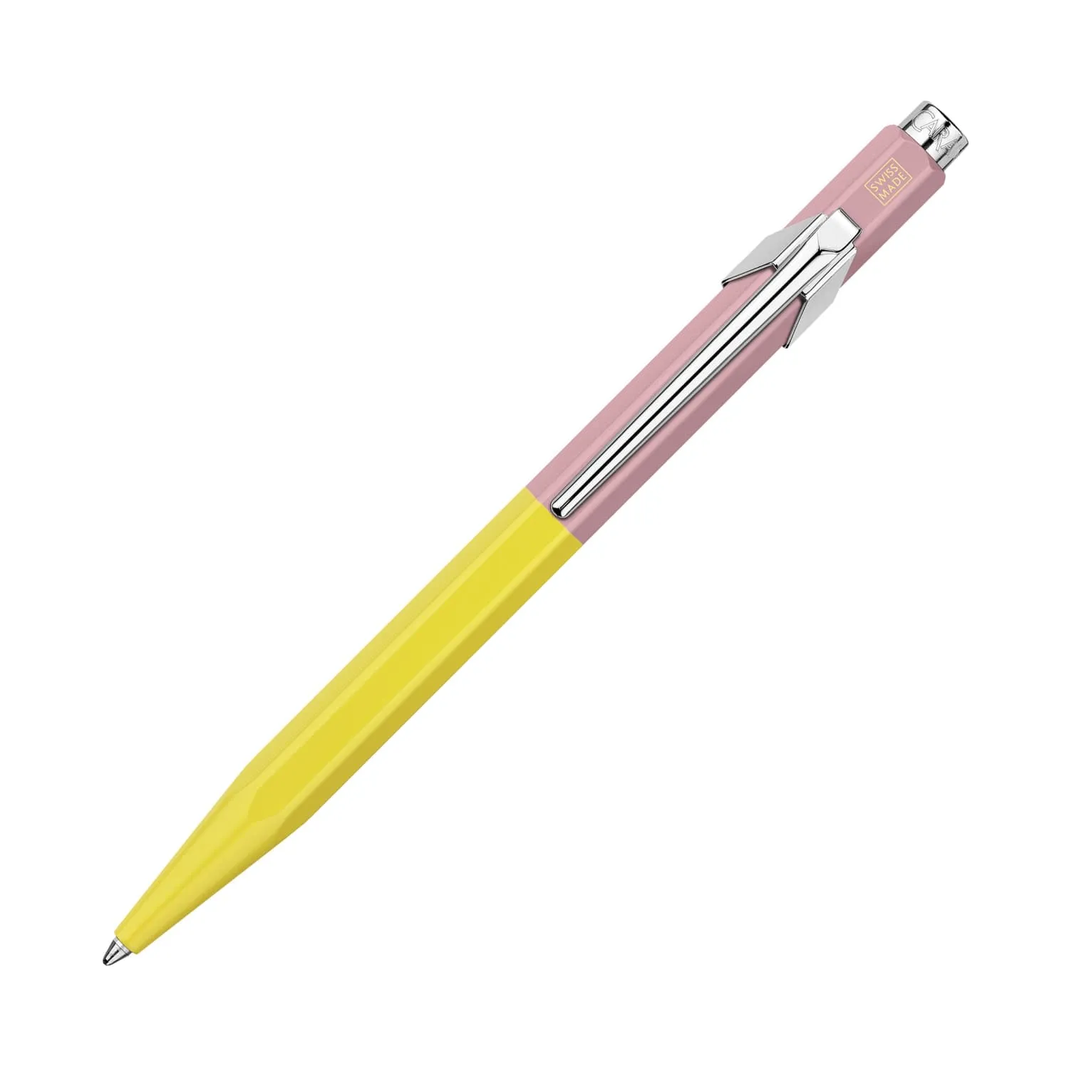 Caran d'Ache 849 Paul Smith 4 Ballpoint Pen in Chartreuse & Rose