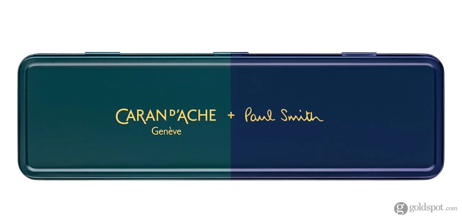 Caran d'Ache 849 Paul Smith 4 Ballpoint Pen in Racing Green & Navy