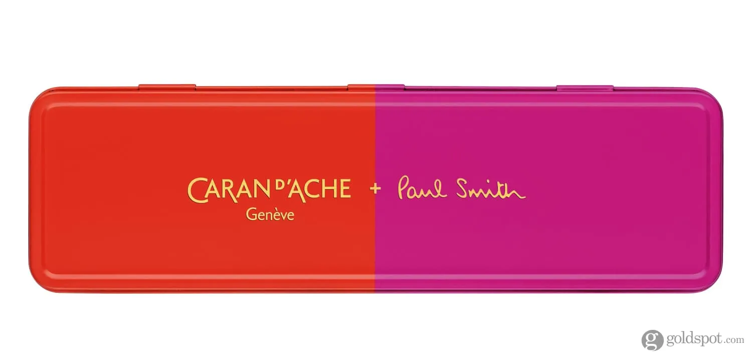 Caran d'Ache 849 Paul Smith 4 Ballpoint Pen in Warm Red & Melrose Pink