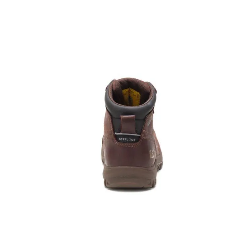 Caterpillar Women's MAE ASTM F2413-18 P91011 Steel Toe Cocoa Waterproof Work Boot