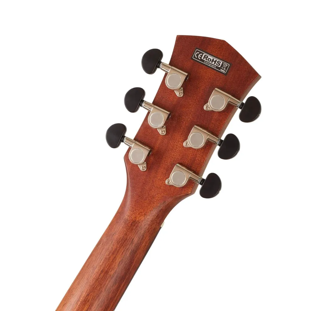 Cort Core-OC ABW OPLB OM All Solid Blackwood Cutaway Acoustic Guitar Open Pore Light Burst W/case