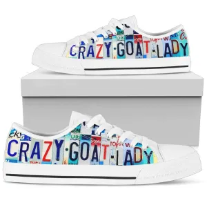 Crazy Goat Lady Low Top Shoes